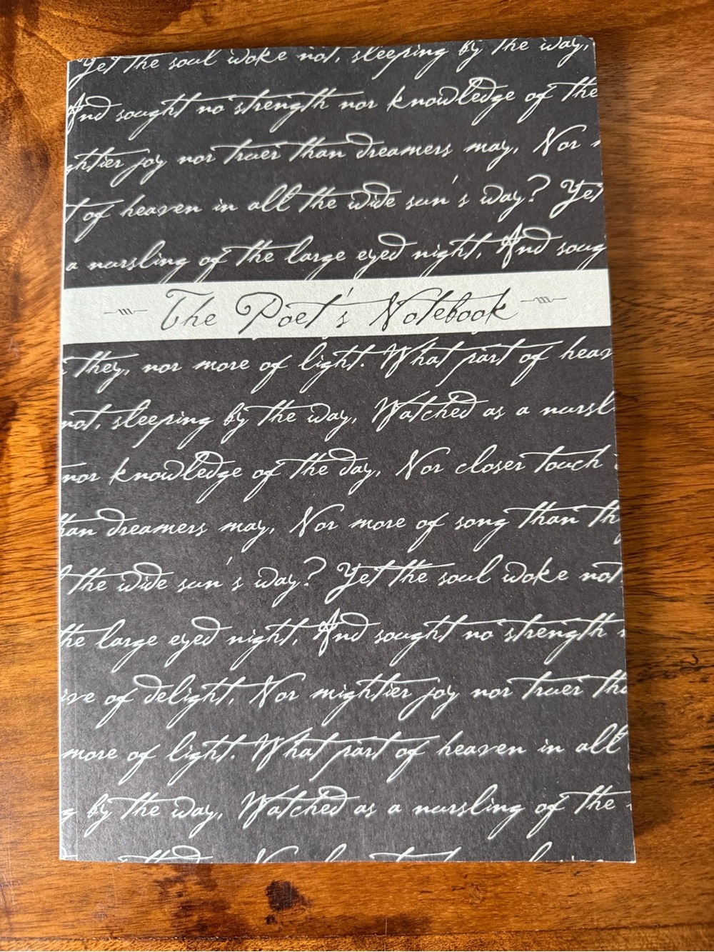 The Poet's Notebook - paperback journal- vintage